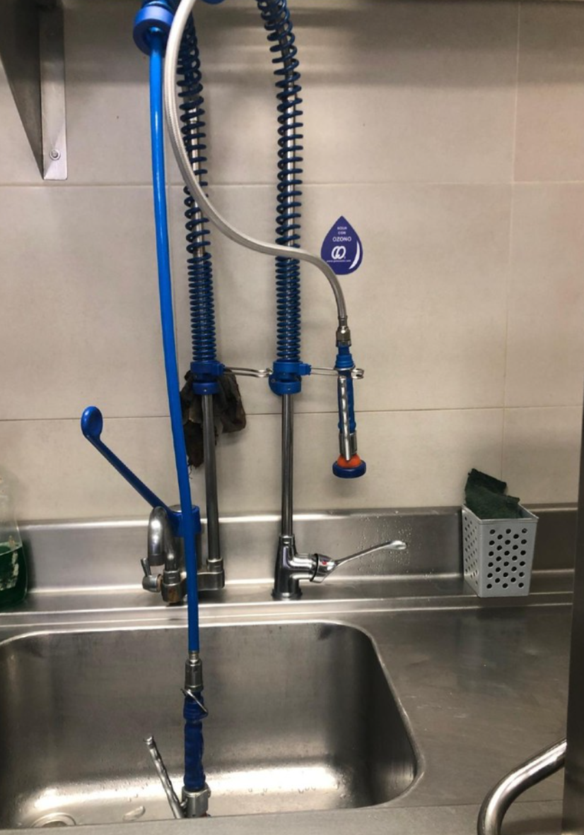 Ozono en cocina profesional